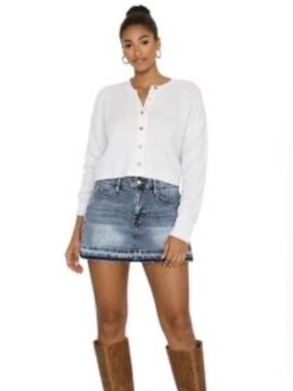 True Religion Abby Denim Skirt